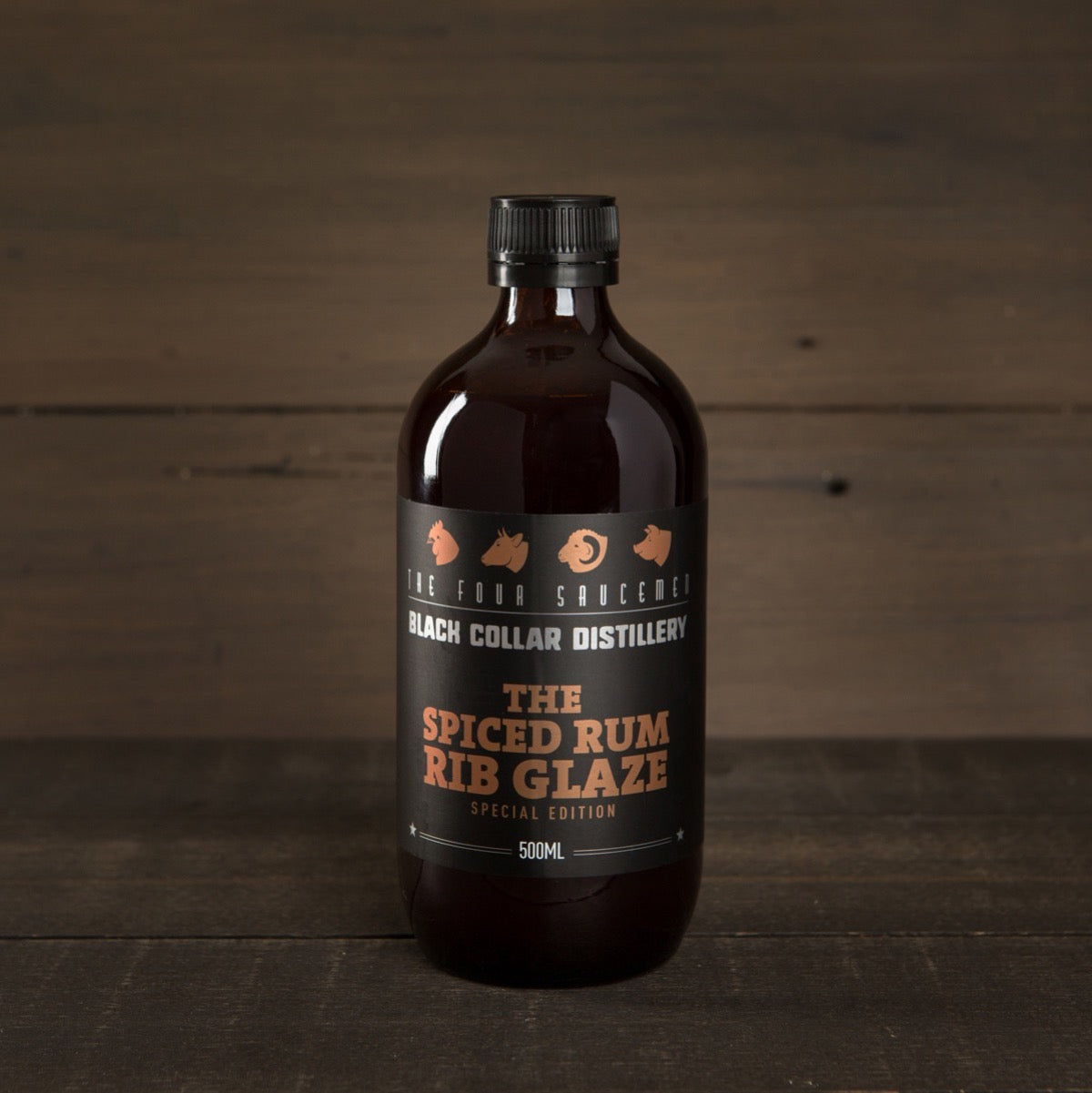 The Spiced Rum Rib Glaze Marbled